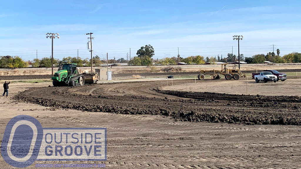 Stockton Dirt Track New Configuration for 2024 Outside Groove