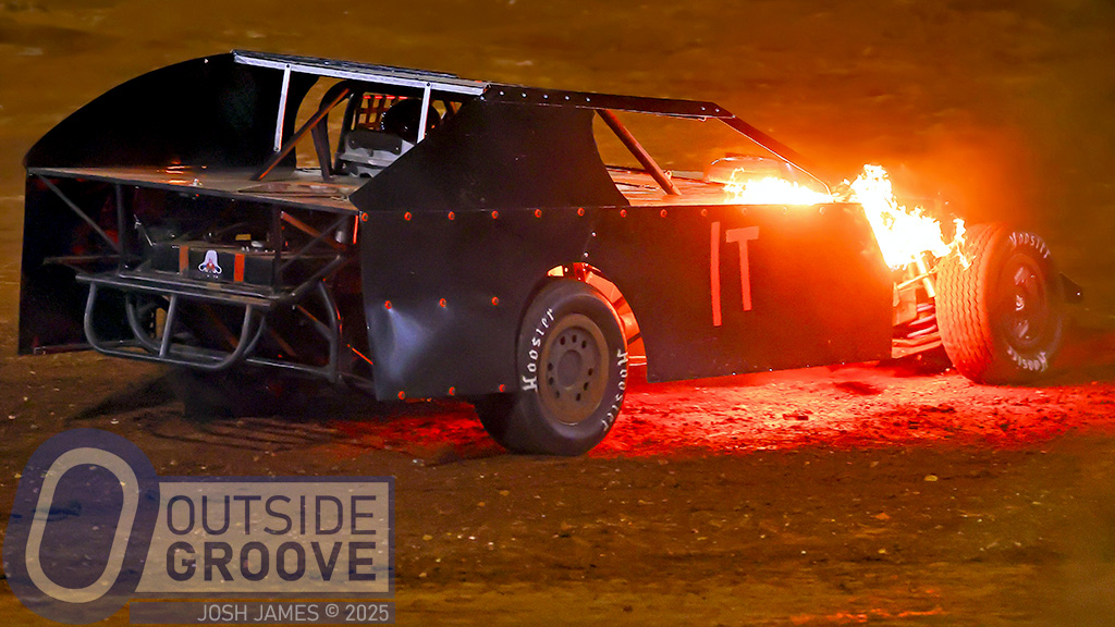 Ryan Williams: Fire Ends His Heat Race