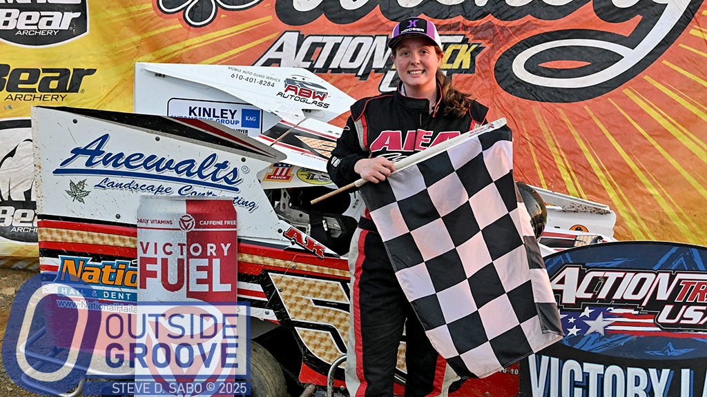 Amanda Angstadt Overcomes Bent Axle to Earn First Win